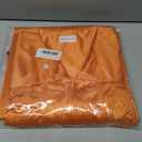 Newrara Adult Shiny Graduation Cap and Gown Tassel Set for High School & Bachelor (Orange)