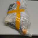 Halloween Decorations Outside Giant Spider - HOYECHI Outdoor Halloween Decor Lighted Spider 4.2FT, Light Up Spider with 90 LED Lights, Ground Stakes, for Front Yard Porch Gardens Lawns Party