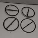 Cowboy Hat Stand, Hat Display, Western Horseshoe Decor, Cowboy Hat Holder, Hat Stands for Display Tabletop, Cowboys Gifts for Men, Desk Hat Rack for Fedora, Sun Hats,Straw Hats, Iron, Bronze, 2 Packs