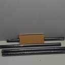 Industrial Stair Railing Metal Hand Rails for Indoor & Outdoor Steps Wall Mount Hand Rails for Indoor Stairs 1.25" Pipe Stair Handrail for Steps Aluminum Staircase Handrail Hand Railing 8ft