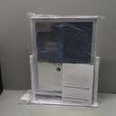 HIEEY Lighted Makeup Mirror, Hollywood Vanity Mirror with Lights, Three Color Lighting Modes, and 5X Magnification Mirror, Smart Touch Control, 360°Rotation (17.3in,White,Gift Box)