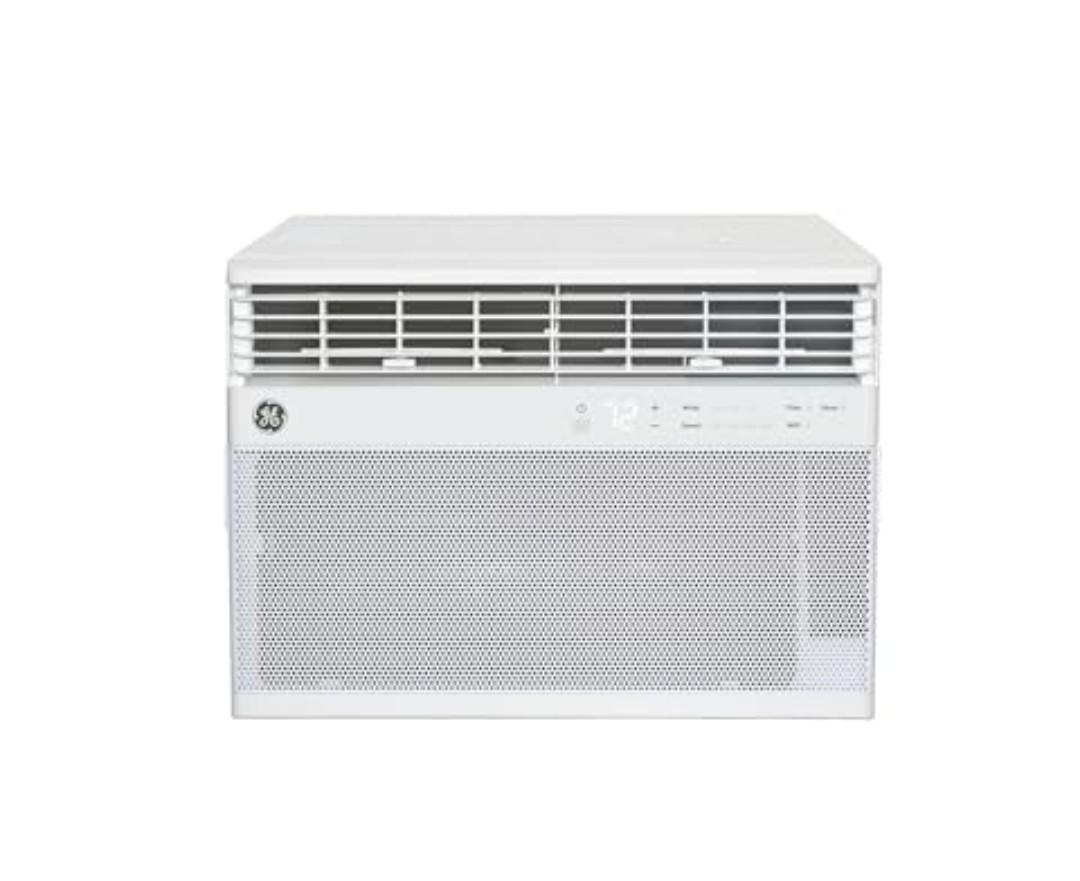 GE Window Air Conditioner 12,000 BTU for Rooms up to 550 sq ft., Wi-Fi Enabled, Energy-Efficient Cooling for Large Rooms, Easy Install Kit, Control Using Remote or Smartphone App, White