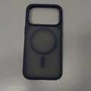 TORRAS Magnetic Shockproof for iPhone 17 Pro Case, Camera Control, Fit for MagSafe, Military Grade Protection, Translucent Slim Case for iPhone 17 Pro Phone Case Anti Fingerprint, Deep Blue