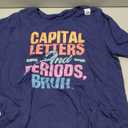Capital Letters and Periods Bruh, Funny Teacher Grammar Kids T-Shirt, 1X