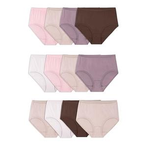 Fruit of the Loom Women's Eversoft Cotton Underwear Multipacks, Tag Free & Breathable, Also in Plus Size, Brief-Assorted Body Tones, 12pcs 7 Fruit of the Loom Women's Eversoft Cotton Underwear Multipacks, Tag Free & Breathable, Also in Plus Size, Brief-Assorted Body Tones, 12pcs 7