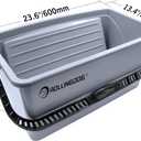 ROLLINGDOG 18 Inch Paint Bucket - 18 Paint Tray, 5 Gallon Paint Bucket, Extra Large Plastic Paint Scuttle, Use with 18 Inch Paint Rollers