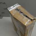 Lifewit 3 Tier Serving Tray, 30 x 17 cm/12 x 6.5" White Plastic Tiered Food Serving Platters, Tiered Tray Stand for Party with Black Collapsible Metal Stand, Dessert Display Stand for Cookies/Crackers