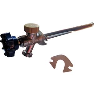 XFITTING Anti-Siphon Frost Free Sillcock 10 inch, 1/2 inch Male NPT x 3/4 inch GHT Valves, 1 Piece