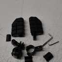 Motorcycle Highway Foot Pegs, Highway Footrest Fit for Harley Touring Yamaha Honda Suzuki Kawasaki 25mm 32mm 34mm Engine Guard (Gloss Black)