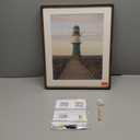 Natural Wood Photo Frames Inspired Tabletop Picture Frame with Mat, Vertical or Horizontal Display (Walnut, 14x17 matted to 11x14)