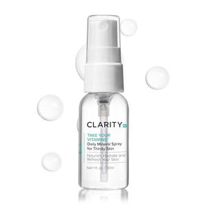 ClarityRx Take Your Vitamins Daily Mineral Spray for Dry Skin, Natural Plant-Based Moisturizing Face & Body Mist for All Skin Types (1 fl oz)