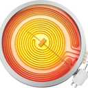 Upgraded WB30X24111 9-In Dual Range Radiant Surface Element by puxyblue - Compatible with GE Range Radiant Element 9 - Glass Cooktop Radiant Element(3100W 240V) Replaces 4465256 AP5989975 PS11729126