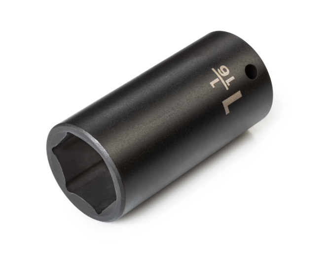 1/2 Inch Drive x 1-1/16 Inch Deep 6-Point Impact Socket
