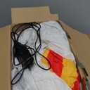 8FT Inflatable Snowman Outdoor Christmas Decoration - Blow Up Snowman with Built-in LED Lights for Garden Lawn (red, yellow, blue, black, white)