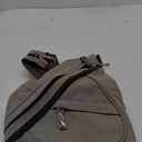 KL928 Canvas Sling Bag - Small Crossbody Backpack Shoulder Casual Daypack Rucksack for Men Women(Large Version) (Canvas-leaden)