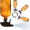 360 Heavy Duty Spray Bottle 32oz (2 Pack) | Upside Down Spray Bottles | All Purpose Plastic Amber Spray Bottles
