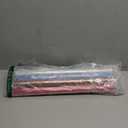 SYOGUA Transparent Colored Cellophane Wrap Roll - 6 Colors, 34 in x 16.4 ft Cellophane Paper Rolls - Red, Purple, Green, Gold, Blue, Clear Cellophane Wrap for Gift Baskets, Treats Wrapping, Crafts