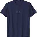 Jolly Christmas Subtle Minimal Funny Holiday Party Simple T-Shirt, M