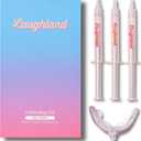 Laughland Super Strength Teeth Whitening Kit, Phone-Powered LED Mouthpiece & 3 Whitening Gel Syringes, 11% Hydrogen Peroxide, Glycerin, Aloe Vera & Mint, At Home Dental Care, 6+ Treatments