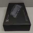 Retro Typewriter Wireless Mechanical Gaming Keyboard, Bluetooth 5.0 Office Computer Vintage Keyboards 83-Key Blue Switches Punk Round Keycap, LED Backlight, Compatible with PC/Laptop/Pad/Phone, Wood