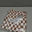 Bell Bottom Jeans for Women High Waisted Stretch Plaid Flare Jeans Denim Bootcut Pants (Brown)