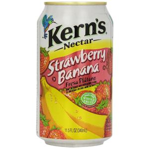 2 x Kerns Strawberry Banana Nectar, 11.5 oz