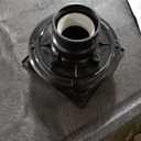 6 Inch Square Shower Drain with Flange,Matte Black，Quadrato Pattern Grate Removable,Food-Grade SUS 304 Stainless Steel，with Hair Strainer