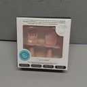 Grabease Baby Feeding Utensils Set - Travel Case for To-Go Toddler Containers - Choke-Guard for Baby Led Weaning Forks - Dishwasher Safe Toddler Spoon - Plastic, Blush, Pack of 1