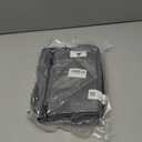 Insulated Lunch Box Dual Compartment Lunch Bag Leakproof Cooler for Men Women with Adjustable Strap,for Work, Picnic, Beach, Camping, Travel（Black Grey-12L）