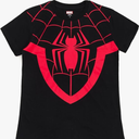 Marvel  Cosplay T-Shirt (2XL) (Black, Miles Morales)