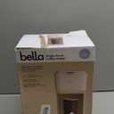 BELLA Single Serve Coffee Maker, K Cup & Coffee Ground Compatible with Removable, Adjustable Drip Tray, Auto Shutoff & Reusable Dishwasher Safe Accessories, Brews 6oz to 14oz, 1000 Watt, Oatmilk