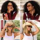 SOJOS Trendy Thin Y2k Cat Eye Polarized Sunglasses Womens Mens, 90s Small Oval Rectangle Sunnies SJ2664