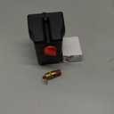 Relaxweex Air Compressor Pressure Switch 26 Amps 120/240 Volts 120-155 Psi with 0-200 Psi Air Gauge 1/8''NPT and Safety pressure relief Valve 1/4 Male NPT