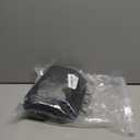 Romanstile Round Vinyl Tablecloth, 100% Waterproof Elastic Fitted Table Covers for 36"- 44" Tables, Wipeable Flannel Backed Plastic Table Cloths for Picnic, Camping, Outdoor - Black