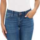 MetHera Women's Le Mel Classic Mid Rise Stretch Skinny Shaping Jegging Denim Jeans (16S, Blue Rose)