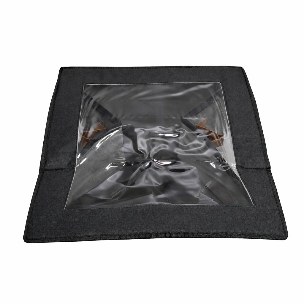 LVGOATH 2-in-1 Hat Organizer for Baseball Caps Holds 24-30 Hats Holder for Closet with Clear lid Stackable Hat Storage with Adjustable Space Cowboy Hat Box for Men Women 1 PCS Black and Grey