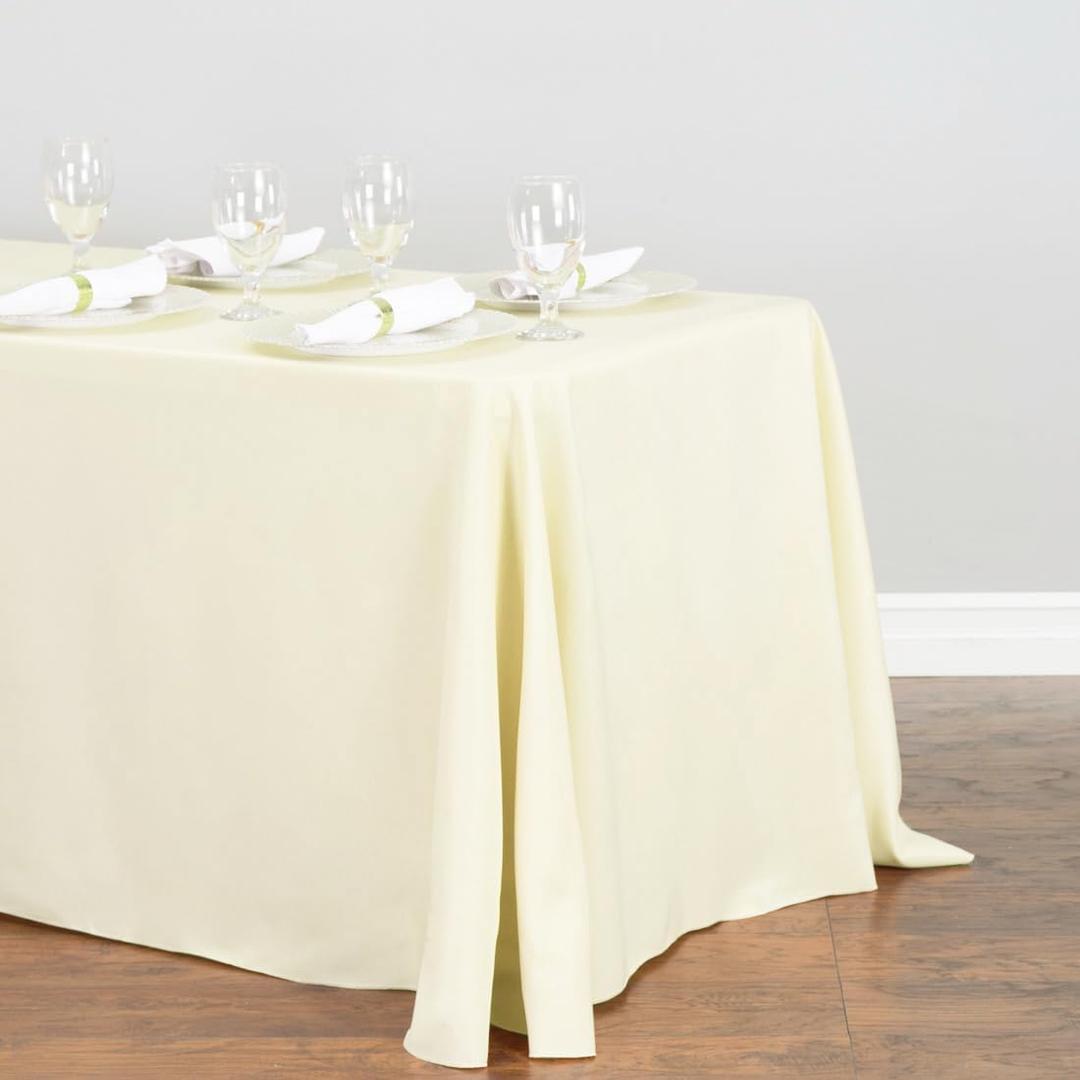 Tablecloth 160X90 2Pack Ivory
