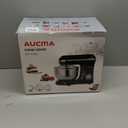 Aucma Stand Mixer,6.5-QT 660W 6-Speed Tilt-Head Food Mixer, Kitchen Electric Mixer with Dough Hook, Wire Whip & Beater (6.5QT, Royal Blue)