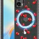Toycamp for Moto G 5G 2024 Case - Compatible with MagSafe Women Girls Cute Phone Cover Magnetic with Shockproof Protective Girly Pretty Designer Funda for Motorola G 5G 2024, Cherry