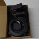 BBQ Fan 120mm, 12V AC Squirrel Cage Fan with Speed Controller, BBQ Air Mover Blower for Outdoor Barbecues, Camping Cooking, Wood Stove, Charcoal Starter