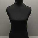 Female Mannequin Torso Dress Form Manikin Body with Wooden Tripod Base Stand Adjustable 60-67 Inch for Sewing Dressmakers Dress Jewelry Display,Black