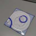 AGPTEK White Cable Sleeve Cover, 2 Pack 5ft - 1.2 inch Desk Cord Organizer Cable Hider, Home Office Wire Management Computer TV Wire Loom Tubing, Pet Proof Cord Protector, from Cat Dog Chewing, White