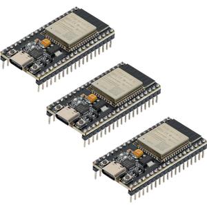 ESP-WROOM-32 and ESP32 ESP-32S Development Boards:2.4GHz Dual-Mode WiFi+Bluetooth Dual-core,with Integrated Antenna, RF AMP,Filter, and Support for AP/STA Modes