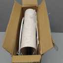 Lampshades Set of 2, Drum Lampshades 11.6" Top x 12.6" Bottom x 9.8" High, Seaside village Medium Lampshades (Spider Fitter), Beige Lampshades Natural Linen Hand Crafted, Easy Assembly Required