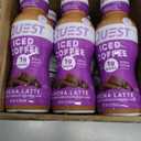 Quest Nutrition Iced Coffee, Mocha Latte, 1g of Sugar, 10g of Protein, 90 calories, 200mg of caffeine, 12 Count, BBD 11/30/2026