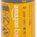 Amazon Basics 12-Pack D Cell Alkaline Batteries, 1.5 Volt, 5-Year Shelf Life, Long-Lasting Power, Reliable for Clocks and Emergency Use