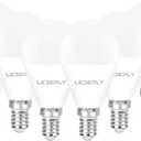 A15 Ceiling Fan Light Bulbs, Dimmable, E12 Base LED Bulb, 5.5W=40W, Warm White 2700K, 500 Lumen, LED Light Bulb, 6 Pack