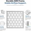 16x25x1 MERV 8 Air Filter,AC Furnace Air Filter,Reusable ABS Plastic Frame, 7 Pack Replaceable Filter Media (Actual Size: 15 3/4" x 24 3/4" x 3/4")