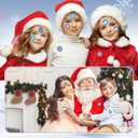 2 x Karenhi 1000 Pcs Winter Snowflake Sticker Roll, 1.25inch Christmas Snowflakes Princess Labels Self Adhesive Winter Holiday Decoration for Xmas Envelopes Seal Cards Wonderland Party Favor Gift Wrapping