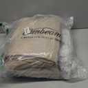 Sunbeam Royal Ultra Fleece Heated Electric Blanket Queen Size, 90" x 84", 12 Heat Settings, 12-Hour Selectable Auto Shut-Off, Fast Heating, Machine Washable, Warm and Cozy, Pebble